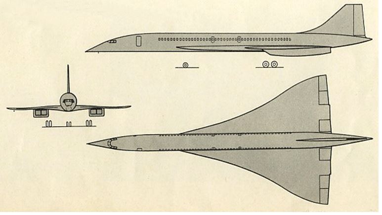 Projet CONCORDE de 1964  Concorde-projet