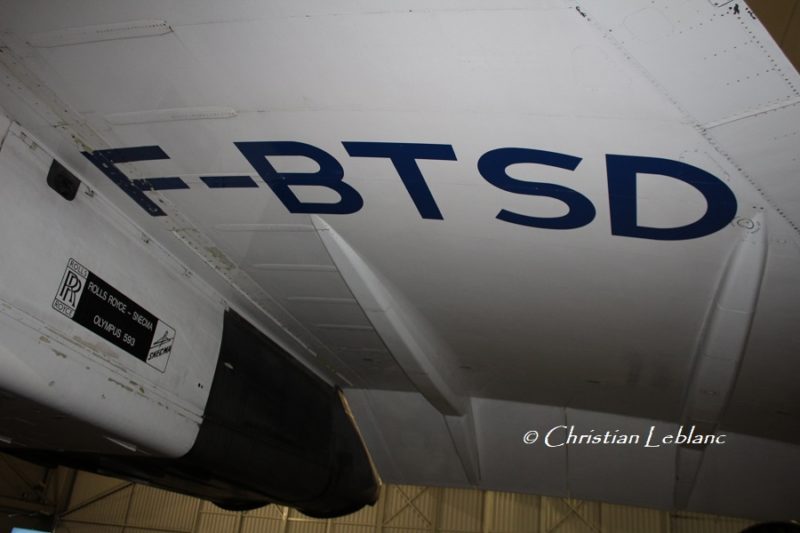 Musée de l’Air et de l’Espace au Bourget, MAE, 50 ème anniversaire du 1er vol du Concorde, aile Delta, F-BTSD