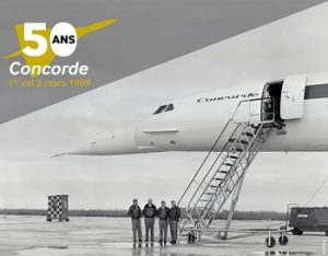 Musée de l’Air et de l’Espace au Bourget, MAE, 50 ème anniversaire du 1er vol du Concorde, aile Delta, F-TWSS