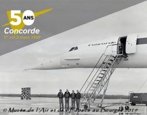 Musée de l’Air et de l’Espace au Bourget, MAE, 50 ème anniversaire du 1er vol du Concorde, aile Delta, F-TWSS